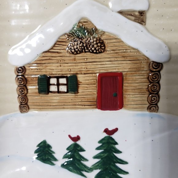 St. Nicholas Square Salad Plate - Heartland Pattern 9 3/8" - Holiday Dining - Picture 4 of 7